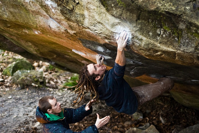 Dan - Trying for a font 8a that hasn't been downgraded yet ;o)  © Paul Phillips - UKC and UKH