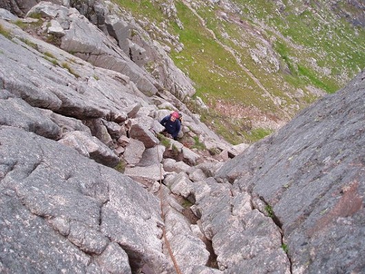Fingers Ridge,Diff Climber-Iain McKenzie  © keith hal