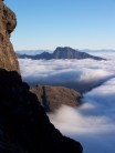 Cloud inversion from An Dorus, Sgurr a Ghreadaidh