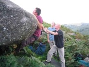 Chris Fryer, Ian Hill, Darkinbad at Smallacombe Rocks, Dartmoor