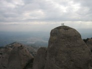 Lawrie and Dave atop Montserrat