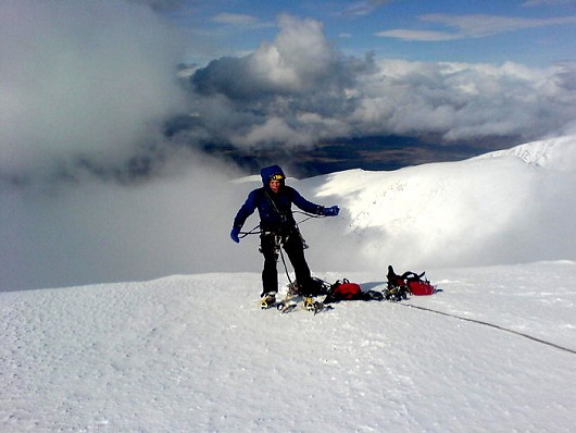 Ben Nevis Summit after Point Five  © Franco Cookson OLD