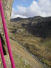 The pass looking amazing during a great days climbing