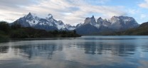 Torres del Paine National Park from Lago Pehoe