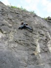 Steve on Another Roadside Attraction, Colehill Quarry (F6a)