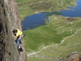 Ioan Doyle on Suicide Wall Route 1.