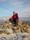 John Forster, summit of Stob Coire nan Lochan, Glencoe  after Boomerang Gully