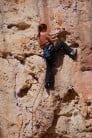 At Cala Magraner, Mallorca, one of my first leads.  "The Juggy One" F5+