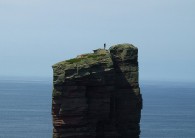 Me topping out on the Old Man of Hoy