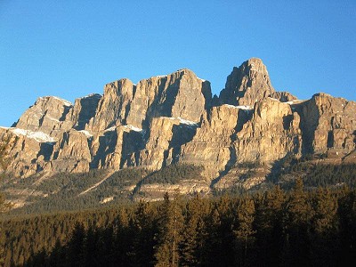 Castle Mountain, Alberta, Canadian Rockies  © WillH