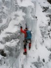 NMM on the Icefall of Salamander Gully (III/IV?)
