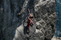Me deep Water soloing at swanage