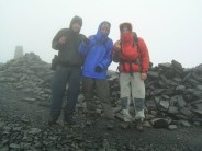 Some loonies on top of Skiddaw