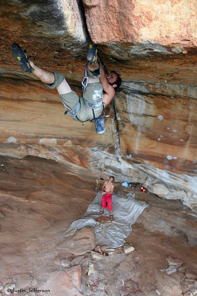 Licking Wounds 29 (5.13b)  © The Pensioner