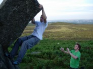 Michael Harrison on ".. and tiger too" B4, Houndkirk Tor, Peak district