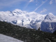 Mont Blanc from the Aiguilles Rouges