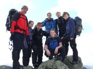 With friends on Great Gable