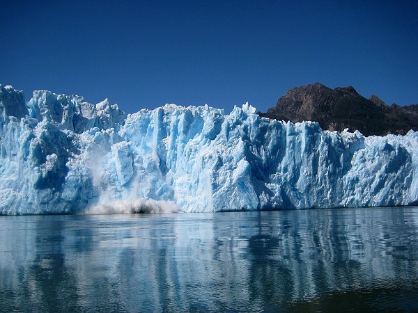 san rafael glacier, block falling...  © no_more_scotch_eggs