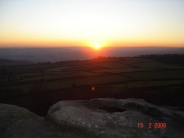 Sunset over Derbyshire at Birchen