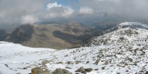 Looking north from Scafell Pike, Lake District