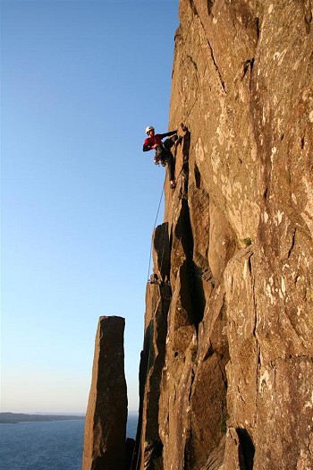 Second pitch of Girona, Fairhead  © Andy Simpson
