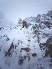 First pitch of Dorsal Arete