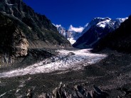 Mer de Glace from atop the ladders